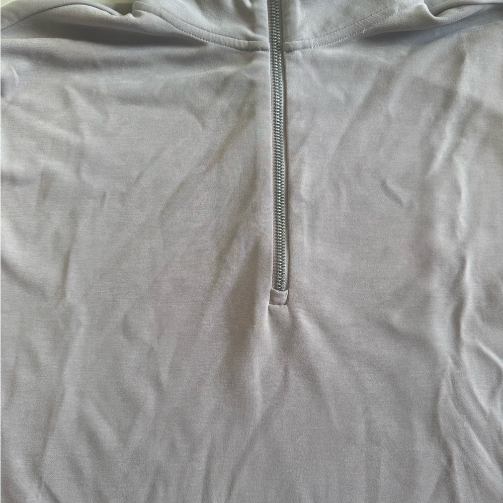Athleta Seasoft Quarter 1/4 Zip Light Purple SOFT Sweatshirt Top Size Small - Picture 4 of 4